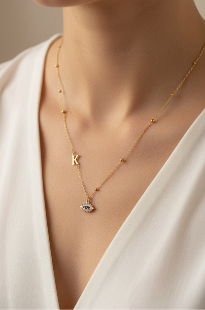 Mira Necklace - acessórios luxo minimalista Línia Portugal