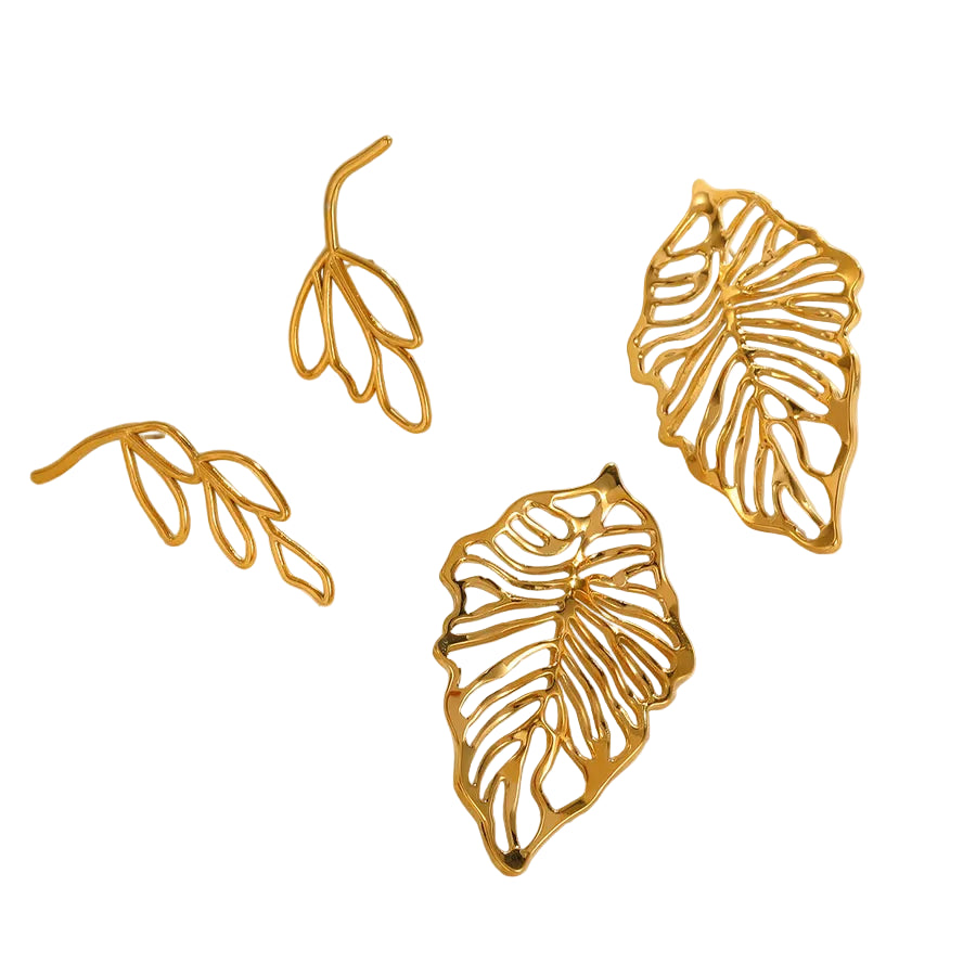 Leafé Earrings - acessórios luxo minimalista Línia Portugal