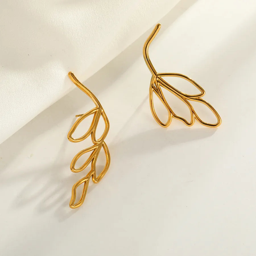 Leafé Earrings - acessórios luxo minimalista Línia Portugal
