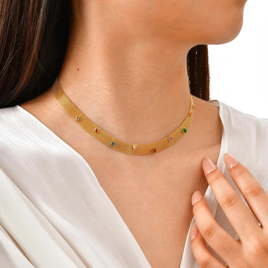 Luzia Necklace - acessórios luxo minimalista Línia Portugal