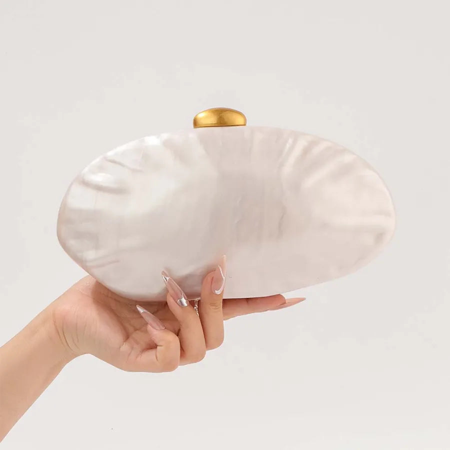 Shell Clutch - acessórios luxo minimalista Línia Portugal